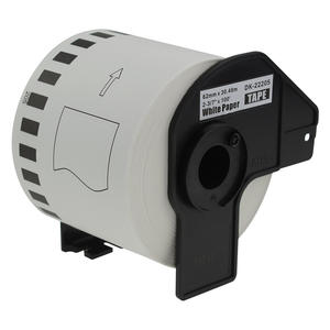 Vente <span class=keywords><strong>en</strong></span> <span class=keywords><strong>gros</strong></span> de rouleaux d'étiquettes thermiques adhésives continues pour <span class=keywords><strong>bureau</strong></span> Jumbo 62mm X 30.48m 2 3/7 ''X 100 'pour <span class=keywords><strong>Brother</strong></span> DK-22205 DK22205 - Product Image 2