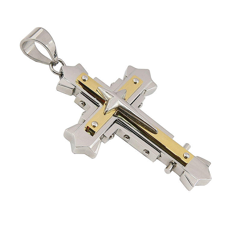 จี้เดี่ยวทองคำขาวและทอง