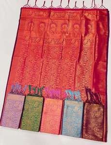 ผ้าส่าหรีทอมือลายใหม่สวยงามสำหรับผู้หญิง |   ชุดงานเลี้ยงคุณภาพพรีเมียม แห้งเร็ว ดีไซน์แบบดั้งเดิม คอลเลคชั่นลายชาติพันธุ์ - Product Image 2