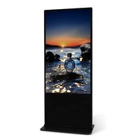 Pantalla Táctil Vertical de 55-65 Pulgadas para Publicidad en Interiores, Kiosco Digital con Pantalla LCD 4K, Gráficos Animados, Señalización Digital
