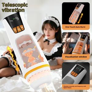 Florya cangkir masturbasi untuk pria, SHD-M021 tangan teleskopik cerdas sepenuhnya otomatis kemasan kotak warna - Product Image 6