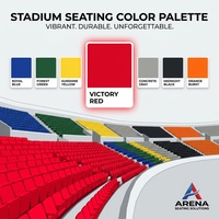 Asientos Plegables para Estadios, Diseño Ergonómico, Estructura Resistente de Aluminio y Acero, Proveedor Mayorista para Estadios de Fútbol, Certificado ISO