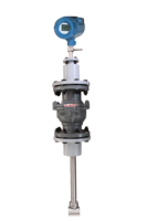 Compact IP68 Submersible LUGB Vortex Flow Meter with 4-20mA Output for Steam Air and Low-viscosity Liquid Measurement in
