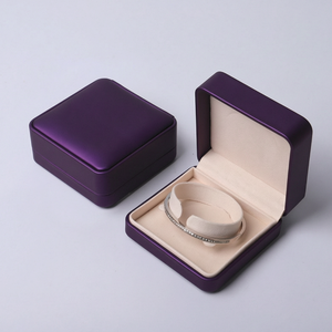 Manufacturer High-end Luxurious Rings Bangles Pendants Jewelry Set <b>Box</b> PU Leather Wedding Engagement <b>Gift</b> Packaging <b>Box</b> - Product Image 3