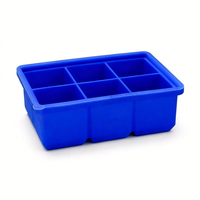 CHINFAI Nouveau design, bac à glaçons mini en silicone sans BPA, outil de fabrication de crème glacée en matériau souple avec moule en silicone à démoulage facile