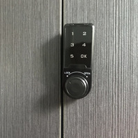 Cerradura Electrónica Digital Magnética con Teclado, Cerradura de Combinación para Casilleros Públicos de Gimnasios y Spas con Código Maestro