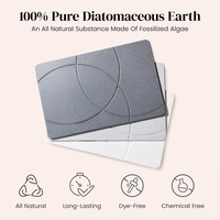 Tapis de bain en terre de diatomée antidérapant à séchage rapide et absorbant, design personnalisé CF, tapis de bain en diatomite, tapis de bain en pierre