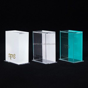 Thiết kế hiện đại judaica Tặng Bộ sưu tập container Trắng vòm lucite Acrylic từ thiện hộp - Product Image 6