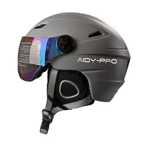 Casco da neve per lo sci alpino con Snowboard personalizzato casco da neve per adulti ragazzi casco da neve con occhiali