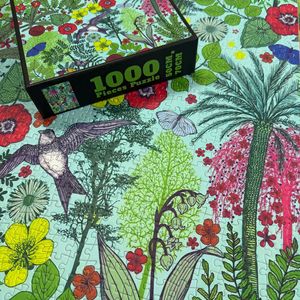 ตัวต่อจิ๊กซอว์ Damei 1000 ชิ้น ขนาด 50x70 ซม. ลายดอกไม้และนก สำหรับผู้ใหญ่ - Product Image 1