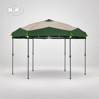Tente de camping familiale instantanée Kawagebo Kamp (KK) résistante aux UV 11,5' x 10' avec ouverture centrale, fabricant OEM ODM
