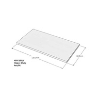 Grattoir à cire rectangulaire personnalisé en acrylique transparent durable pour magasin