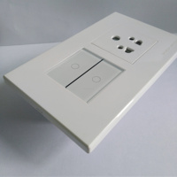 Interrupteurs électriques intelligents pour la maison, certifiés CE ROHS, à vente chaude, courant maximal de 10A, contrôlés par Wifi, avec télécommande lumineuse