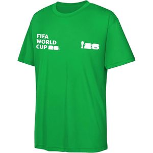 Camiseta Deportiva Infantil <span class=keywords><strong>FIFA</strong></span> Mundial 2026 Verde, Absorbe la Humedad, Cuello Redondo, Ropa <span class=keywords><strong>de</strong></span> Fútbol para Niños <span class=keywords><strong>de</strong></span> 8 a 20 Años - Product Image 2