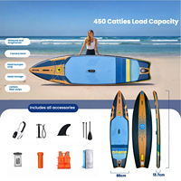 ELEVENSPORTS Planche de SUP gonflable de tourisme à corps étroit et à nez long, vente en gros