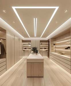 Armoires ouvertes modernes 2025, chambre personnalisée, combinaison de meubles de chambre à coucher, meubles en MDF, bois, chambre à coucher pour armoire, placard - Product Image 3