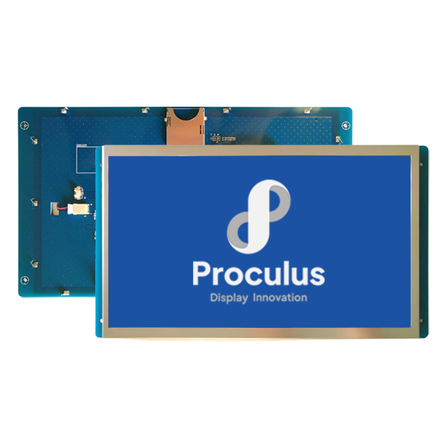 Proculus Customizable 10.1 Inch 1024*600 High Brightness Industrial Lcd Resistive Touch Screen Smart Panel Uart Modul Display
