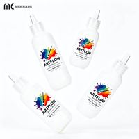 Bouteille à embout compressible en HDPE 60G-150G pour sérum de soin de la peau, soin du cuir chevelu, teinture capillaire, emballage OEM, conteneur cosmétique