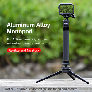 KingMa Hợp Kim Nhôm 29 Inch <span class=keywords><strong>Monopod</strong></span> <span class=keywords><strong>Selfie</strong></span> <span class=keywords><strong>Stick</strong></span> Đối Với GoPros 9 8 7 6 <span class=keywords><strong>5</strong></span> 4 3 2 1 Mijia Máy Ảnh Xiaoyi 4K Hành Động Máy Ảnh - Product Image 2