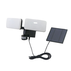 Atacado IP65 Impermeável LED Segurança Luz <span class=keywords><strong>Outdoor</strong></span> <span class=keywords><strong>Motion</strong></span> <span class=keywords><strong>Detector</strong></span> 2 Cabeça Luz de Inundação para Garagem