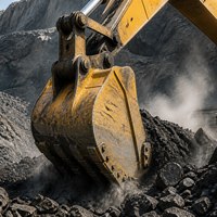 Bucket Batu Tugas Berat Berkinerja Tinggi untuk Excavator 1-50 Ton