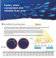 FURUNO CH-600 Sonar de Recherche Bifréquence Sondeur Marin Détecteur de Poissons Couverture à 360 Degrés Piston Écran LCD Couleur de 12,1"