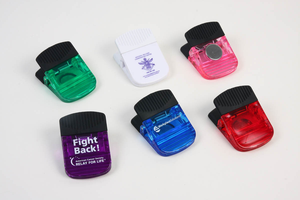 Fermaglio per appunti di carta a forma di casa promozionale in plastica magnete per frigorifero graffette per alimenti - Product Image 6