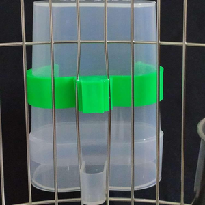 Dispensador <span class=keywords><strong>de</strong></span> agua para loros <span class=keywords><strong>de</strong></span> pájaros, contenedor <span class=keywords><strong>de</strong></span> semillas para jaula, periquito, <span class=keywords><strong>bebedero</strong></span>, cacatúa, Alimentación automática para Lovebird Canary - Product Image 5