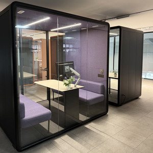 Phòng làm việc di động cách âm chuyên nghiệp, dạng mô-đun, di động, chống ồn, dành cho 1-4 người - Product Image 3