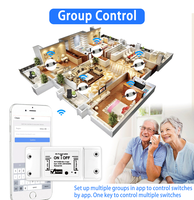 Interrupteur relais intelligent WiFi avec contact sec 10A 240V, module universel de contrôle à distance sans fil pour maison intelligente, contrôle intelligent de l'éclairage