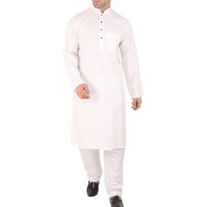 Hot Sale Men Kurta Shalwar Pakistan Indian Cotton Shalwar Kameez, <b>Stitched</b> Top Quality Kurta Shalwar - Product Image 2