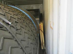 Bande transporteuse industrielle en <span class=keywords><strong>caoutchouc</strong></span> à chevron BOTHWIN pour le refroidissement du clinker de ciment, grille de refroidissement, applications minières - Product Image 2