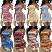 Nouvelle Robe Décontractée Unie pour Femme 2026, Tissée, à Col Halter et Taille Haute, Idéale pour les Fêtes, Vente en Gros ODM