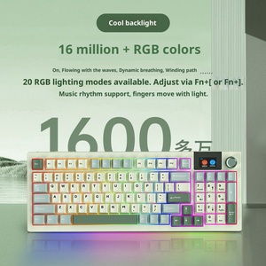 Teclado Mecánico Personalizado de Tres Modos para Juegos, Deportes Electrónicos, Intercambiable en Caliente, Inalámbrico Bluetooth para Oficina y Computadora - Product Image 4