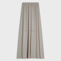 Ensemble Deux Pièces Willson Premium Jersey Khimar + Jupe pour Femme, Modeste et Léger, Style Dubaï Turque, Abaya Longue Naturelle