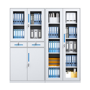 Đầy đủ chiều cao văn phòng Kim Loại tủ với 2 ngăn kéo, thép lưu trữ Tủ hồ sơ - Product Image 2