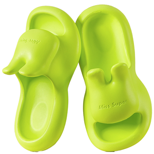 Sandalias de Verano para Mujer, Diseño Abierto, a la Moda, Lindas, de Alta Elasticidad, Ligeras, con Amortiguación, Antideslizantes, de Material EVA - Product Image 1