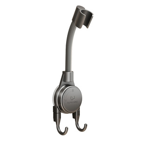 Shu Zheng Shower Head Holder Adjustable Rotating No Drill Bathroom Mount Single Hook Modern Design - Product Image 5