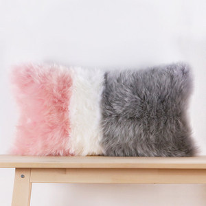 High Quality Lux Popular Cotton Pillow Cases Super Soft &amp; <strong>Fluffy</strong> <strong>Cushion</strong> Covers for Sofa - Product Image 2
