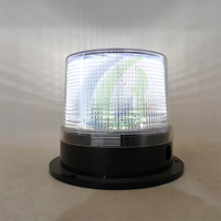 Vente en gros directe d'usine, balise lumineuse solaire magnétique LB-6280, étanche IP65, 12 LED pour la sécurité routière