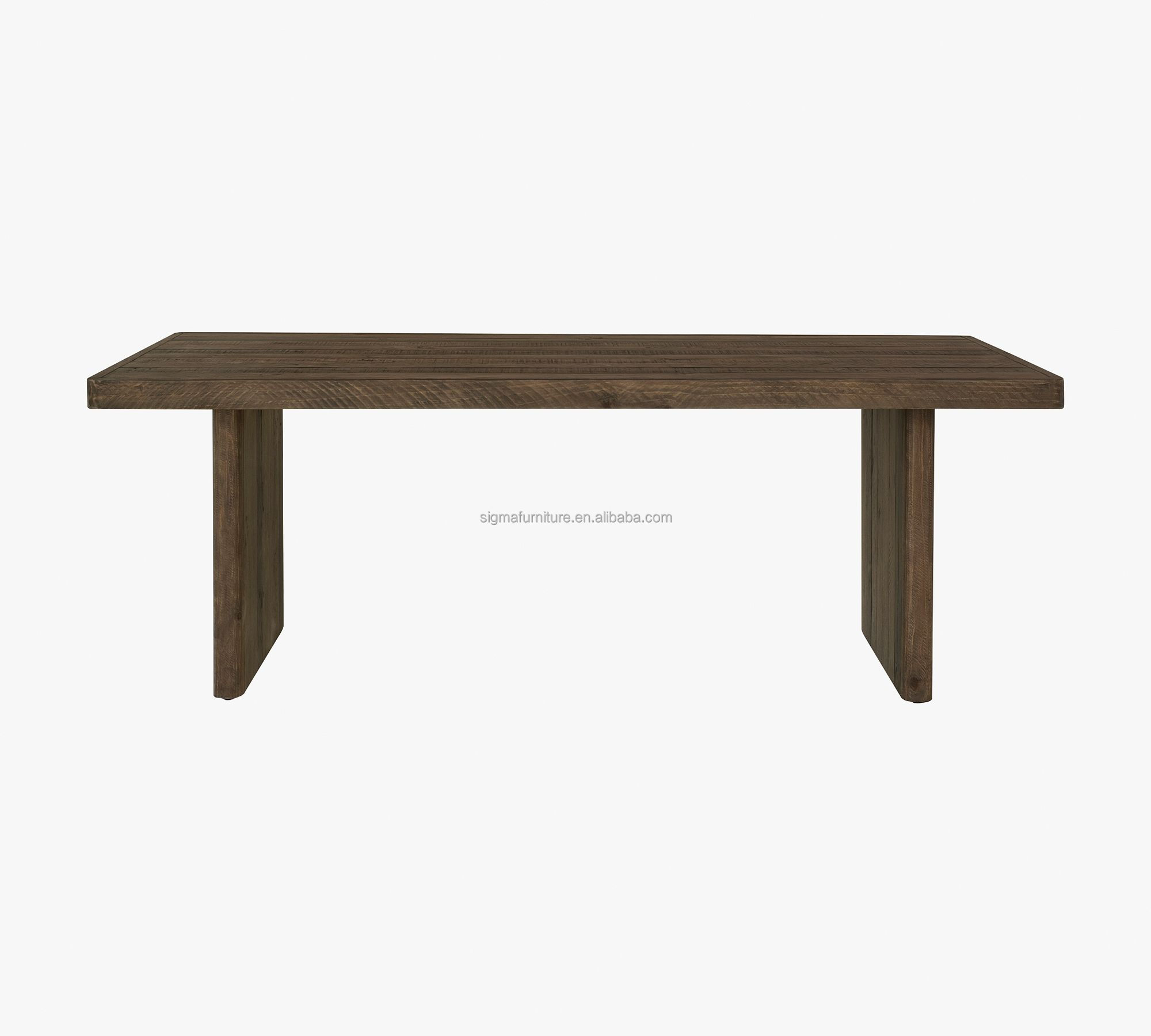 Best selling dining room solid wooden table sets luxury rectangle home use farmhouse dining table