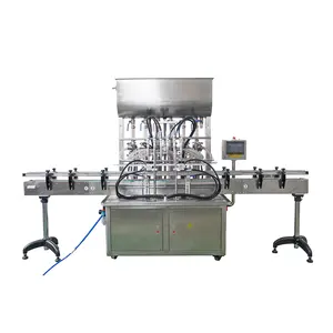 Linha de produção automática de bebidas para engarrafamento PET, núcleo acionado eletricamente, incluindo motor, engrenagem, motor, PLC, óleo de rolamento