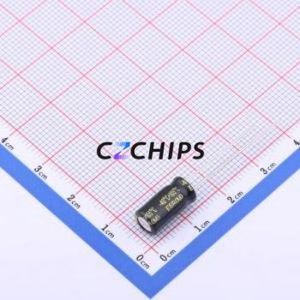 KM3R3M4000612PE7 Through-Hole <b>Aluminum</b> <b>Electrolytic</b> <b>Capacitor</b> Through hole,D6.3xL12mm 3.3uF 20% 400V 6.3mm - Product Image 2