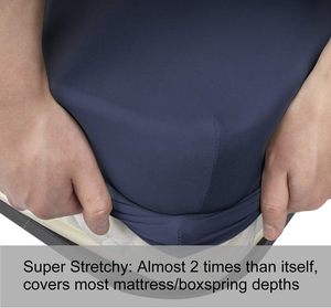 4-cách căng đan nhăn miễn phí không có nhiều trượt ra cho nệm mềm & thoải mái được trang bị tấm - Product Image 4