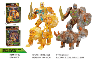Bricolage Transformer Dinosaure Guerrier Double <span class=keywords><strong>Dragon</strong></span> Modèle <span class=keywords><strong>Jouet</strong></span> Robots pour Enfants Déformation Bloc de Construction Dinosaure Assembler Robots Jouets - Product Image 5