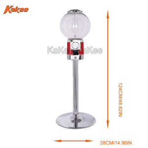 Mini Máquina Expendedora de Dulces <span class=keywords><strong>para</strong></span> Restaurante con Soporte Cromado Vendedor de Chicles de Bola Unidad Expendedora de Pelotas de Goma <span class=keywords><strong>para</strong></span> Escritorio - Product Image 2