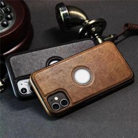 Coque de téléphone de luxe en cuir de litchi rétro pour iPhone 16 Pro Max 16 Plus housse souple antichoc en TPU pour iPhone 16 étuis
