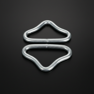 Anneau triangulaire en métal pour tapis de <span class=keywords><strong>trampoline</strong></span> pièces et accessoires de machine d'exercice en métal élastiques anneaux de haute qualité bon marché - Product Image 6