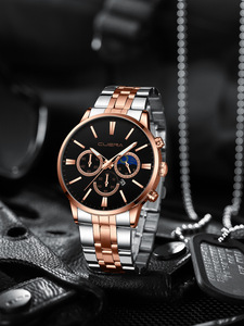 <span class=keywords><strong>Cuena</strong></span> 6023 affaires étanche homme classique luxe Style montre-bracelet mode Quartz mouvement hommes horloge Simple cadran Design montre - Product Image 5