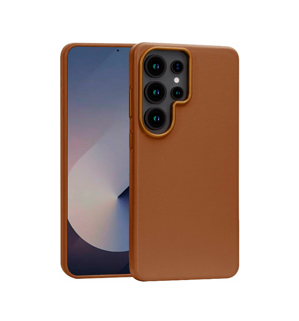 Factory Wholesale Custom PU Leather Full Coverage Phone Case for Samsung Galaxy S26/S26+/S26 Ultra Compatible WithMagSafe